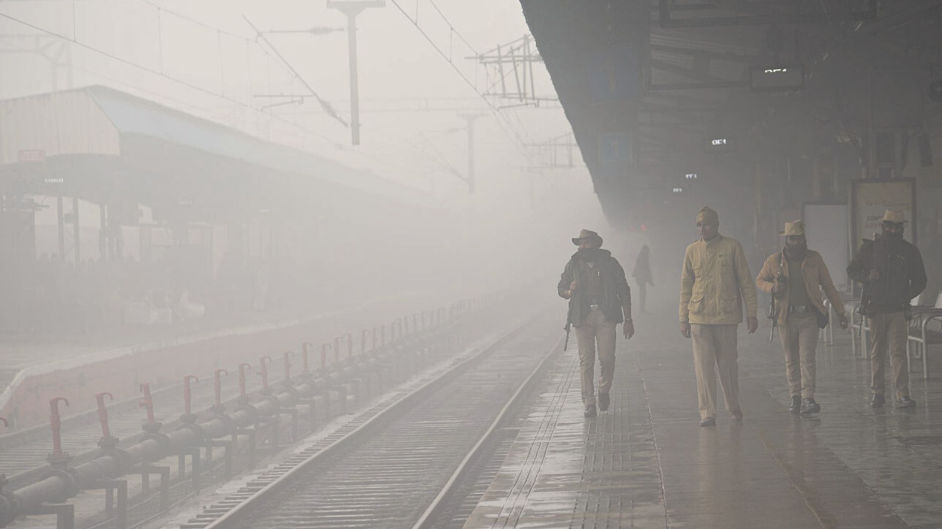 Train Delays Due to Heavy Dense Fog in Delhi