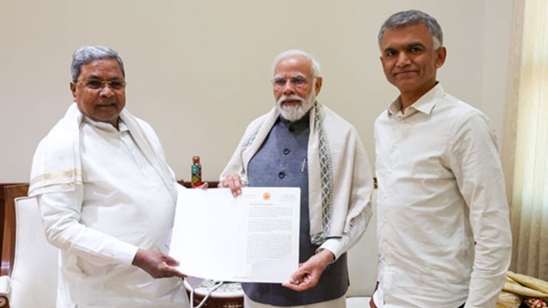 Karnataka Chief Minister Meets PM Modi, Urges Swift Release of Drought Relief