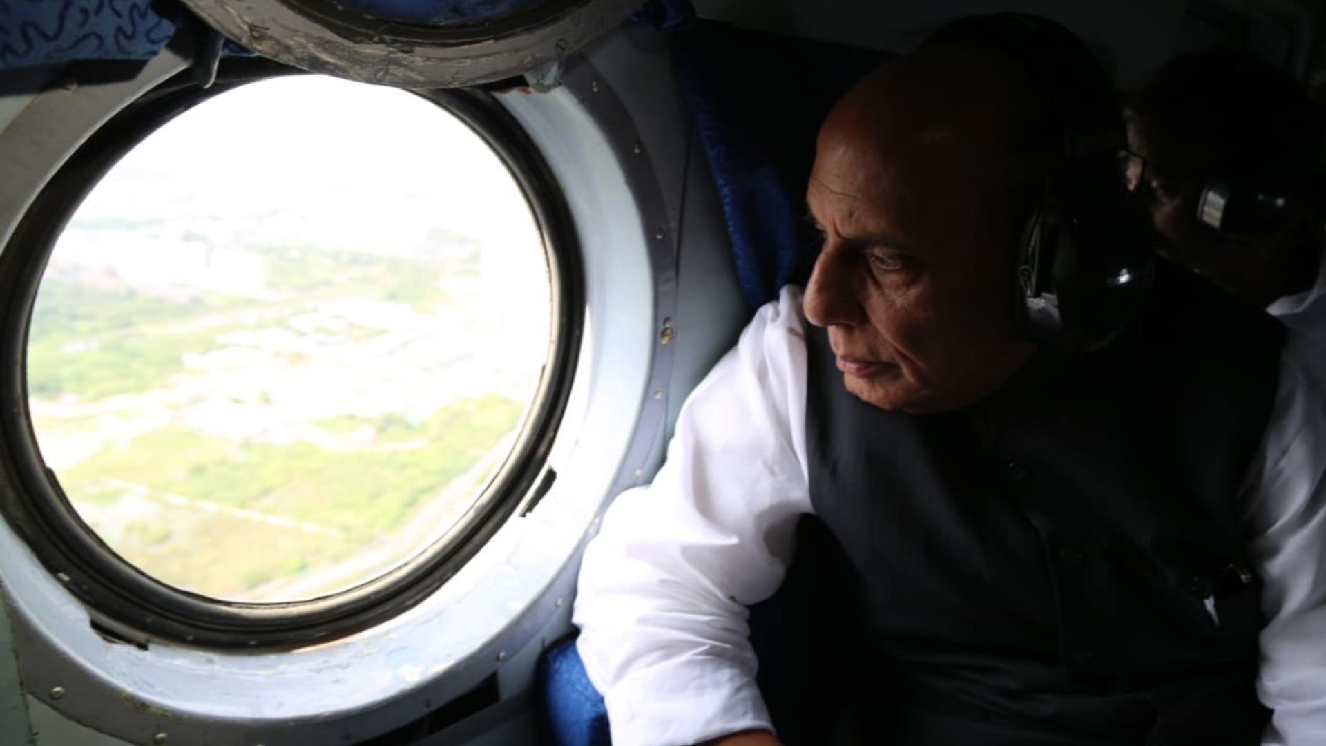 Rajnath Singh Conducts Aerial Survey of Cyclone Michaung-Hit Areas in Tamil Nadu