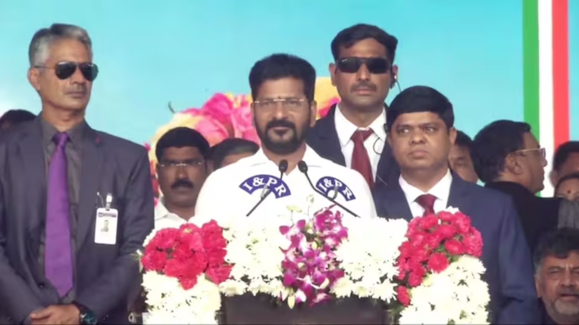 Revanth Reddy takes oath as Telangana Chief Minister while Bhatti Vikramarka as Dy CM