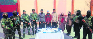 Security Forces Nab Four Terror Associates, Seize Arms and Ammunition in Bandipora Operation