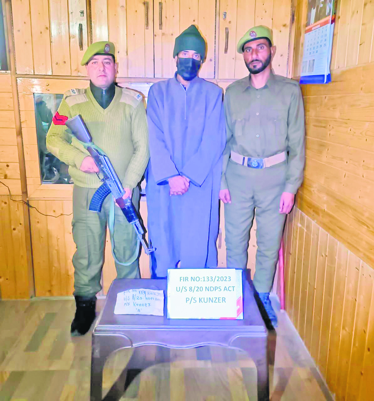 Police nabs drug peddler in Baramulla; contraband substance seized