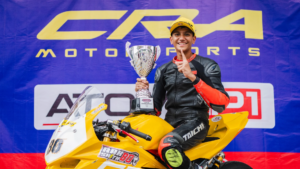 Rakshith Dave debuts in the Malaysian SBK Championship and finishes creditably second