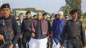 Defence Minister Rajnath Singh reaches Jammu to review security after Poonch terror attack