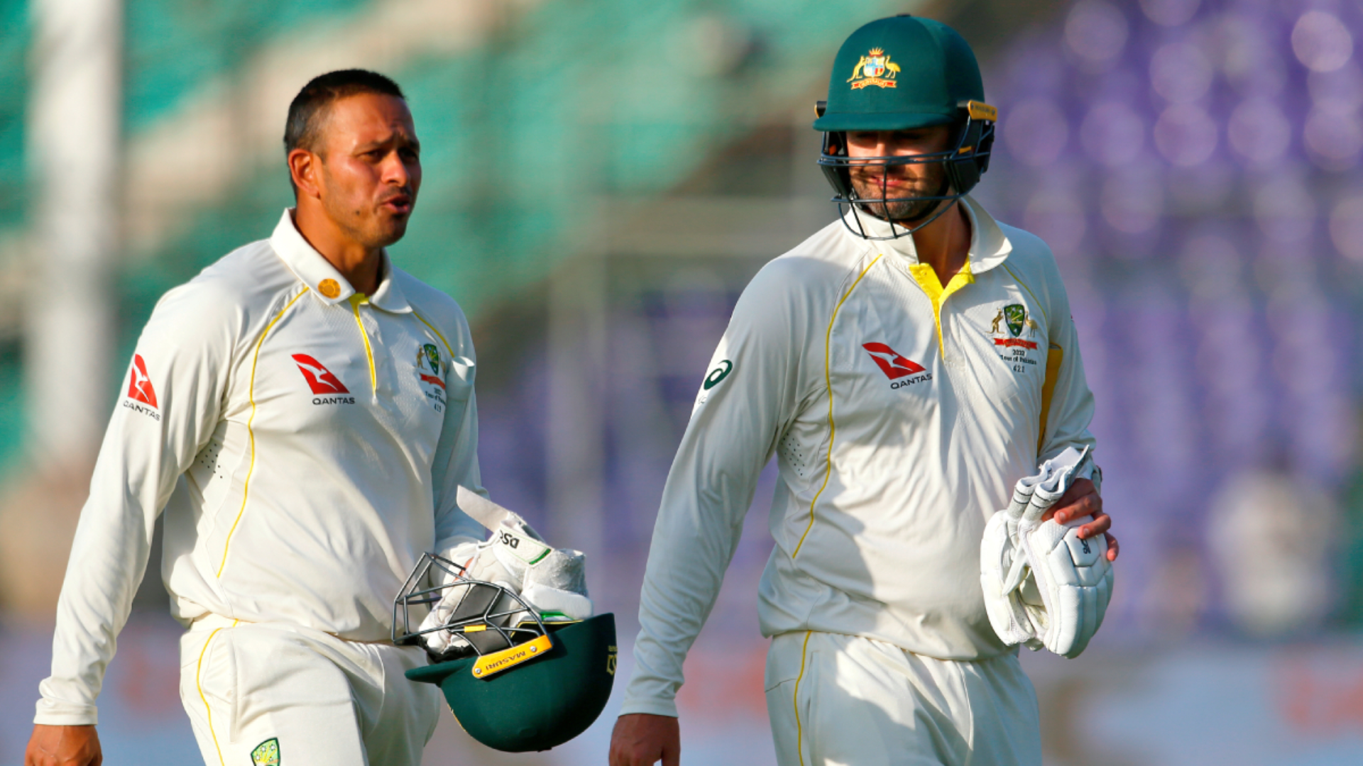 Australia’s second Test against Pakistan gets off to a good start thanks to Khawaja and Warner (Tea, Day 1)