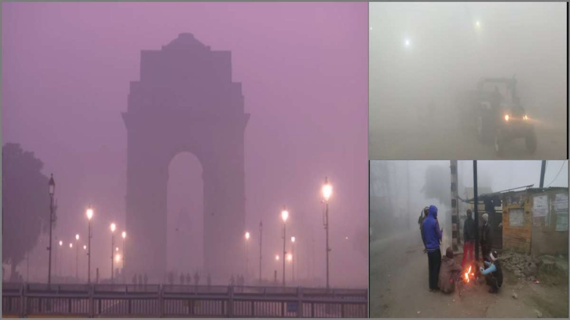 Delhi-NCR awakens to a layer of dense fog as cold wave grips capital