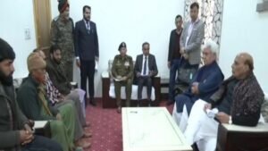 Rajnath Singh meets families of three civilians killed in Poonch