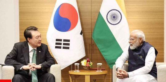 PM Modi extends wishes to the South Korean President as both countries celebrate 50 years of diplomatic ties