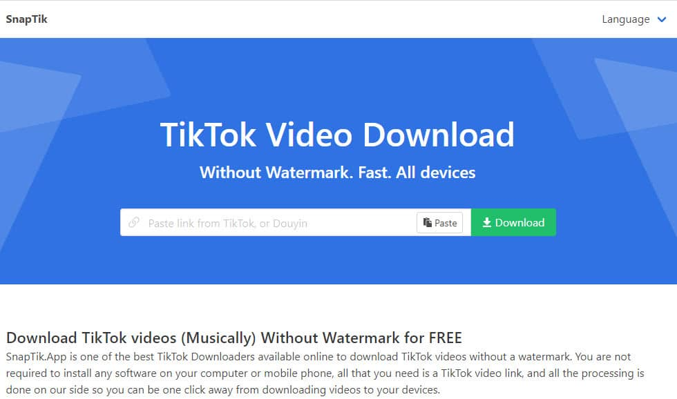 TikTok Downloader MP3: TikTok Video Downloader MP3