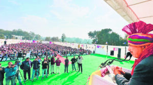 Former J&K CM Ghulam Nabi Azad propels massive rally in Samba