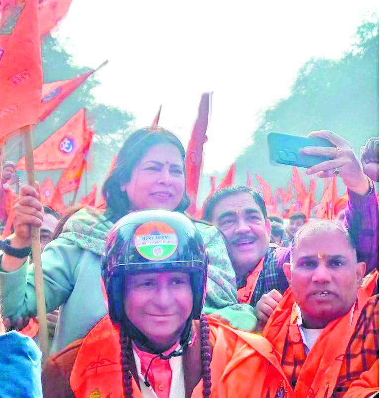 Ram Mandir bike yatra echoes devotion across Delhi streets