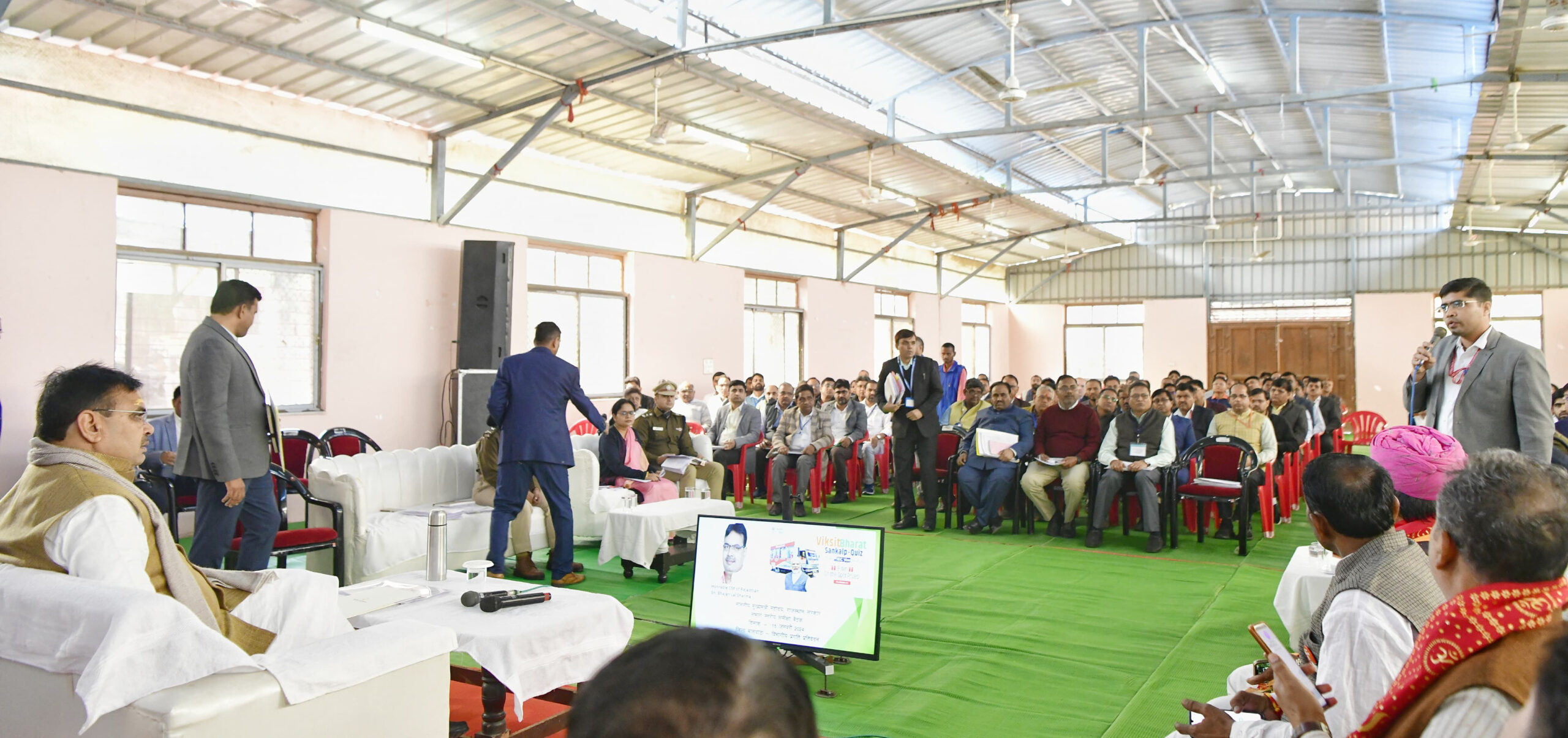 CM Bhajan Lal instructs officers for ground-level implementation of public schemes