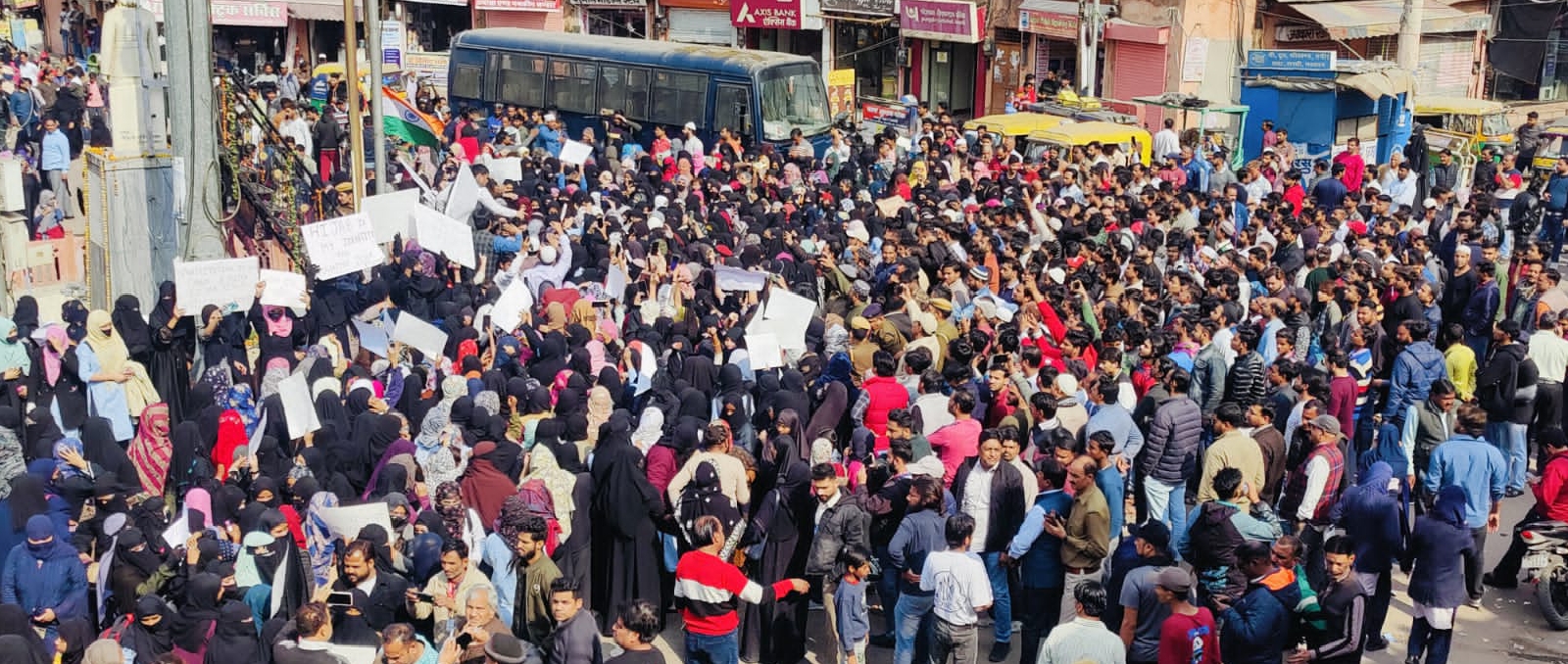 Jaipur students protest over MLA’s controversial hijab remarks