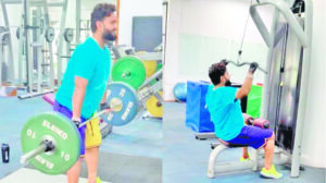 Pant hits gym as he looks to regain fitness ahead of IPL