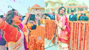 Kangana chants ‘Jai Shri Ram’ loudly in ‘Pran Pratishtha’