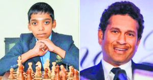 Tendulkar praises Praggnanandhaa for becoming India’s No.1 chess player