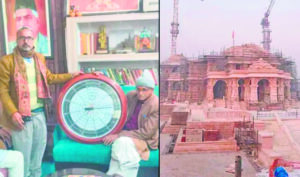 Vegetable vendor designs clock, gifts it to Ram Mandir trust