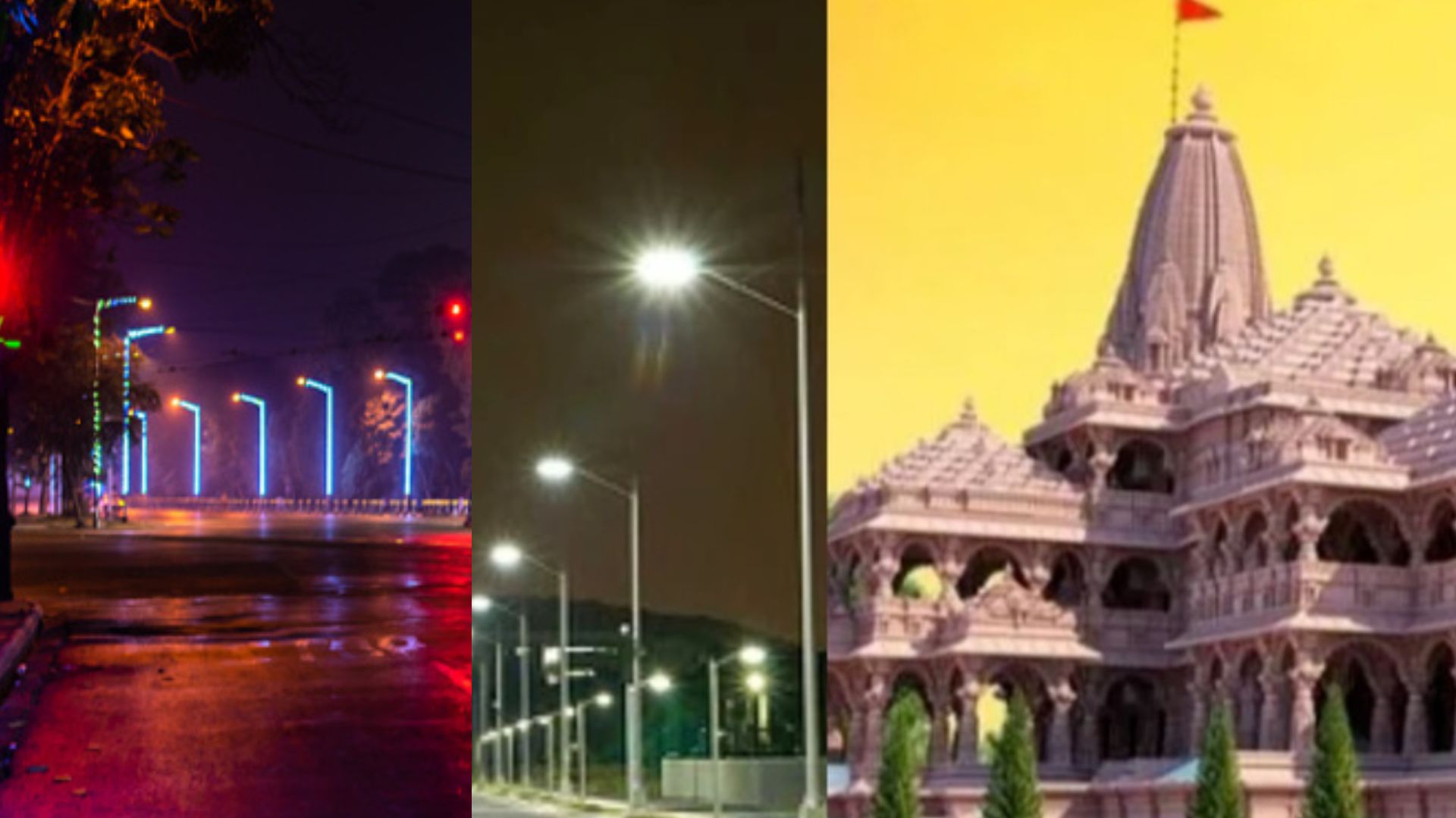 Ayodhya Administration Sets World Record with Longest Solar Light Line Installation Ahead of Grand Ram Temple Ceremony