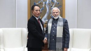 Mizoram CM Lalduhoma Holds First Meeting with PM Modi