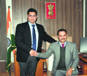 Om Prakash Bhagat assumes charge as Deputy Commissioner of Rajouri