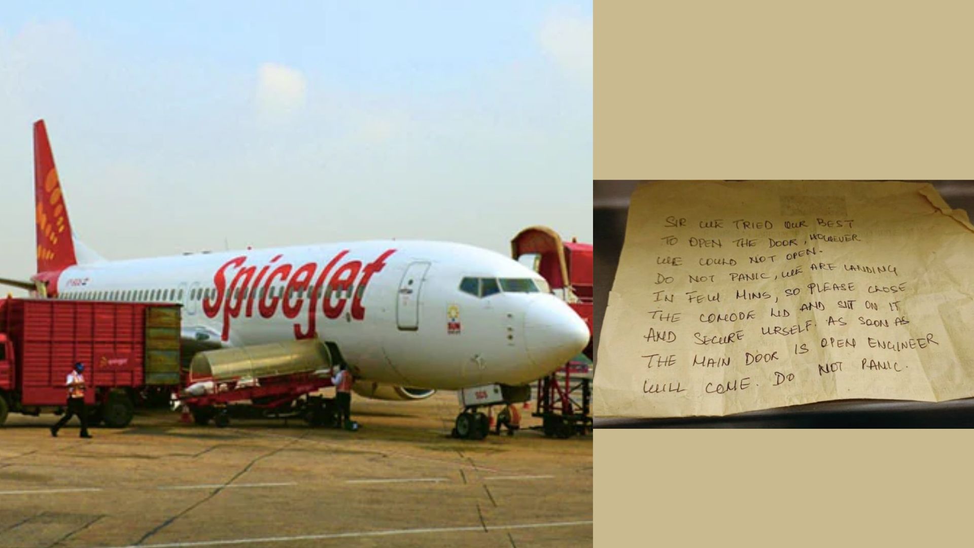 SpiceJet Passenger Trapped in Toilet for Over an Hour due to Door Lock Malfunction