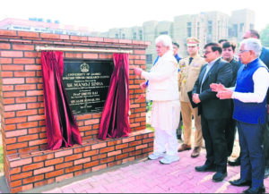 LG lays foundation stone of Innovation Tower at University of Jammu