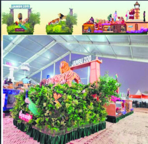 J&K’s tableau showcases cultural riches and developmental strides at Bharat Parv 2024