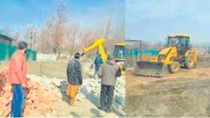 Massive demolition drive targets illegal constructions in Kangan areas