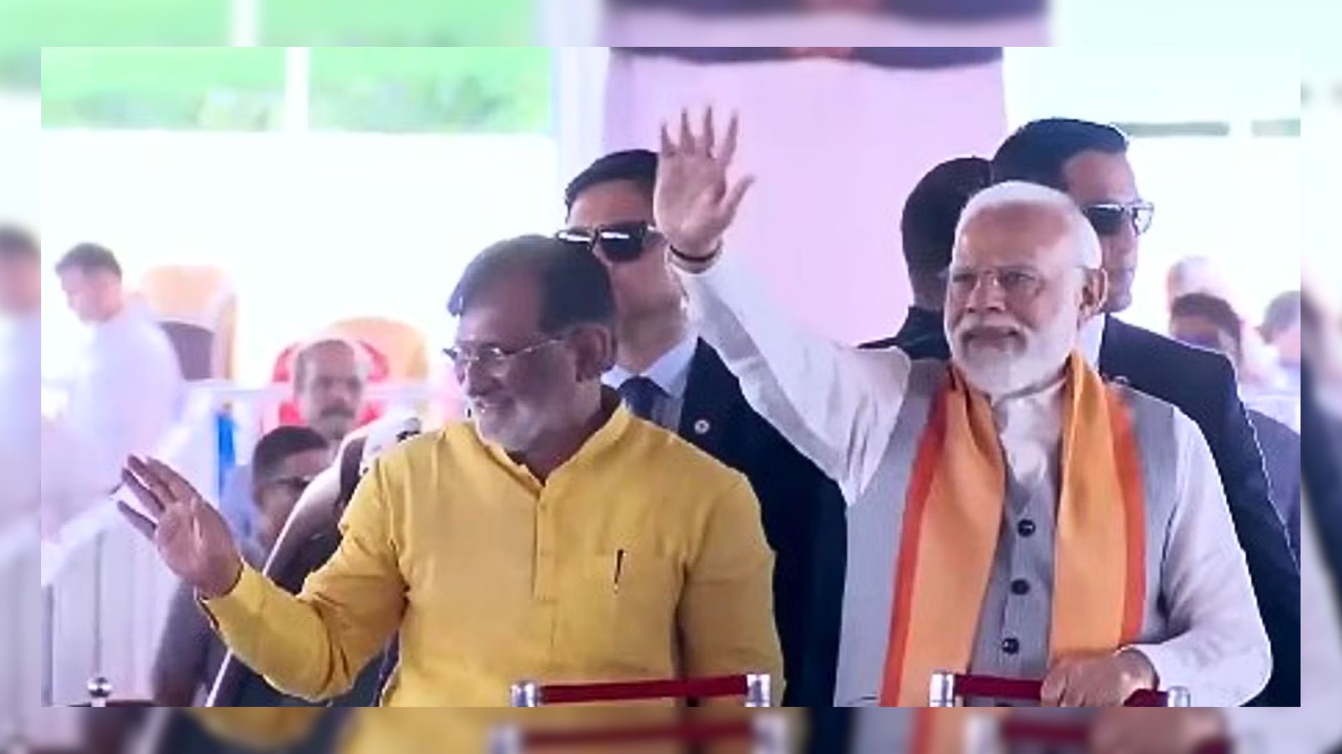 PM Modi has arrived in Kavaratti to commence the inauguration