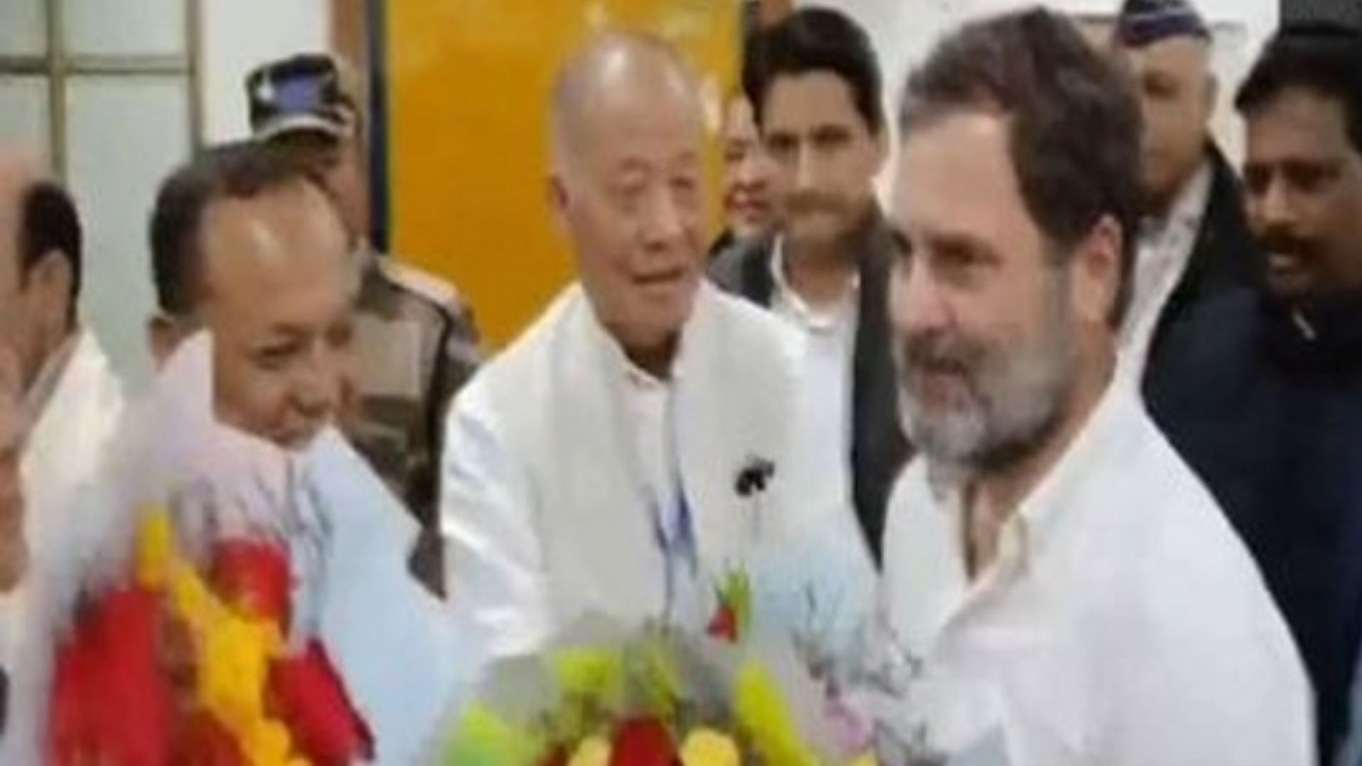 Bharat Jodo Nyay Yatra: Party leaders in Imphal extend warm welcome to Rahul Gandhi