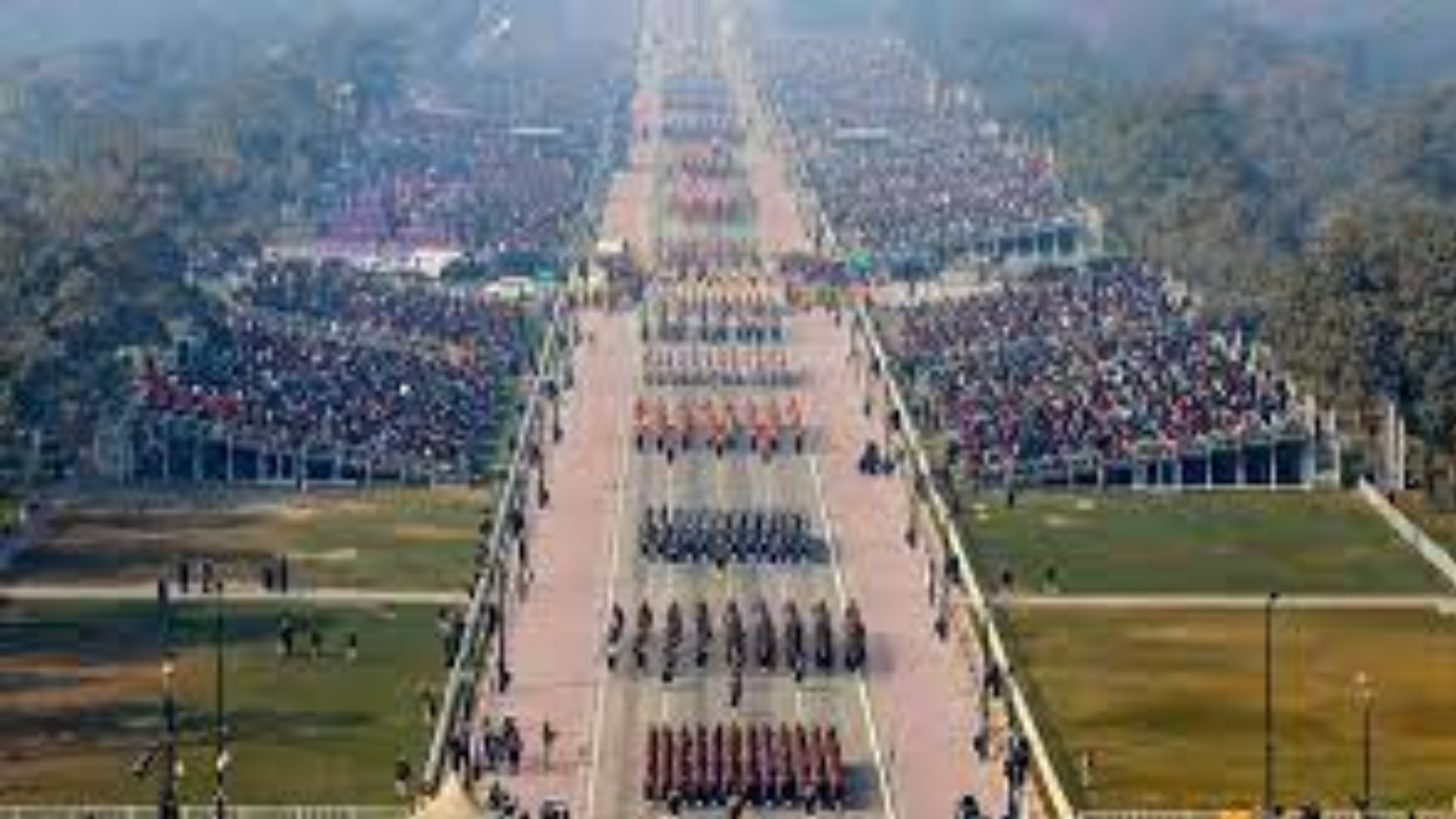 People gather at Kartavya Path to witness iconic Republic day Parade