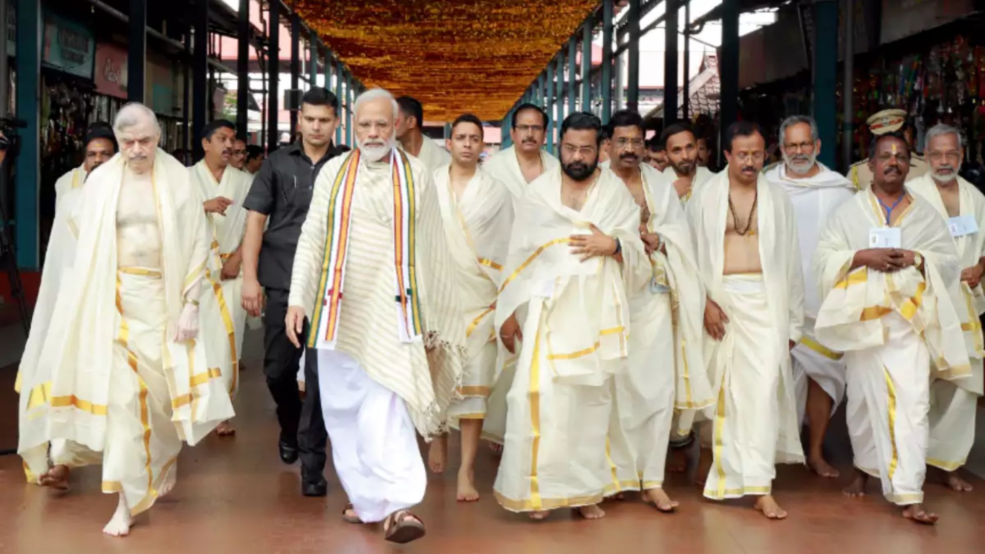 Modi Becomes1st Prime Minister To Visit Ranganathaswamy Temple