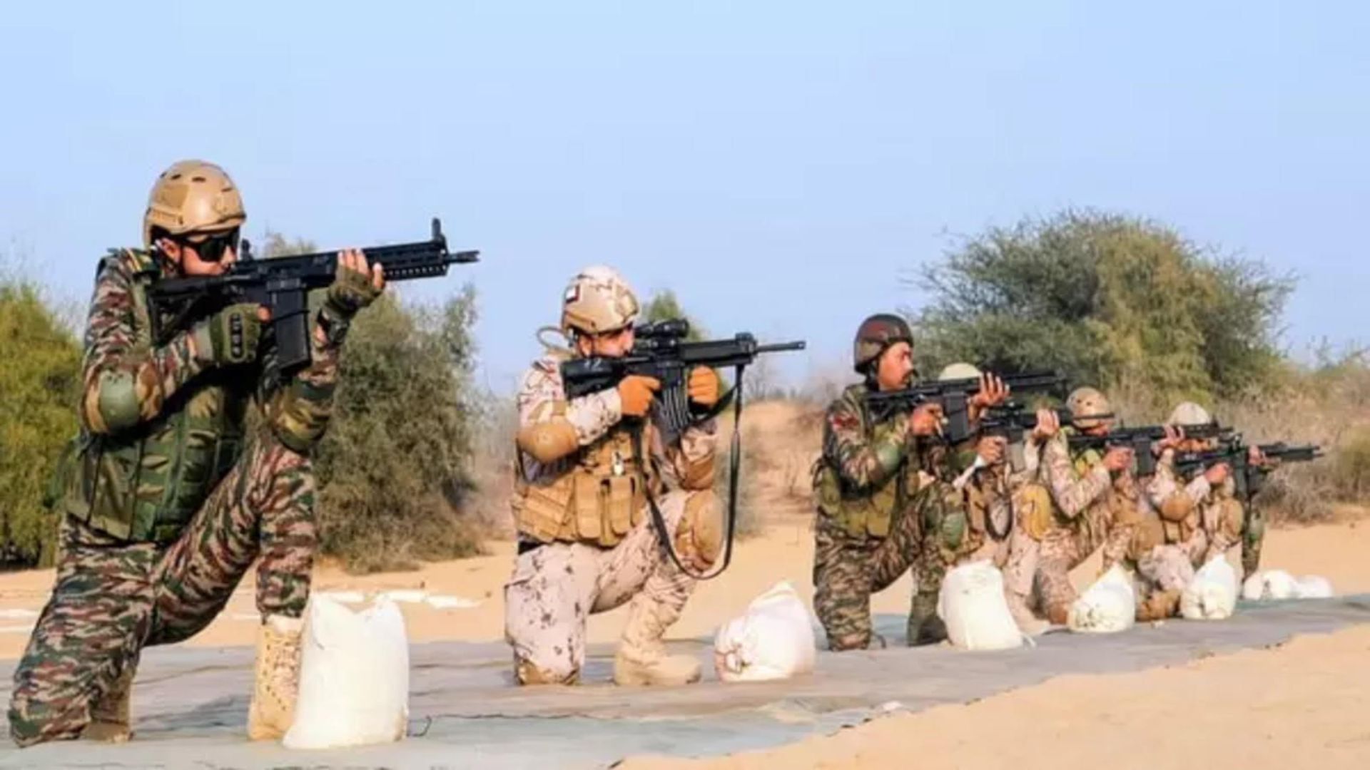 India-UAE joint military exercise ‘Desert Cyclone’ is in progress in Rajasthan
