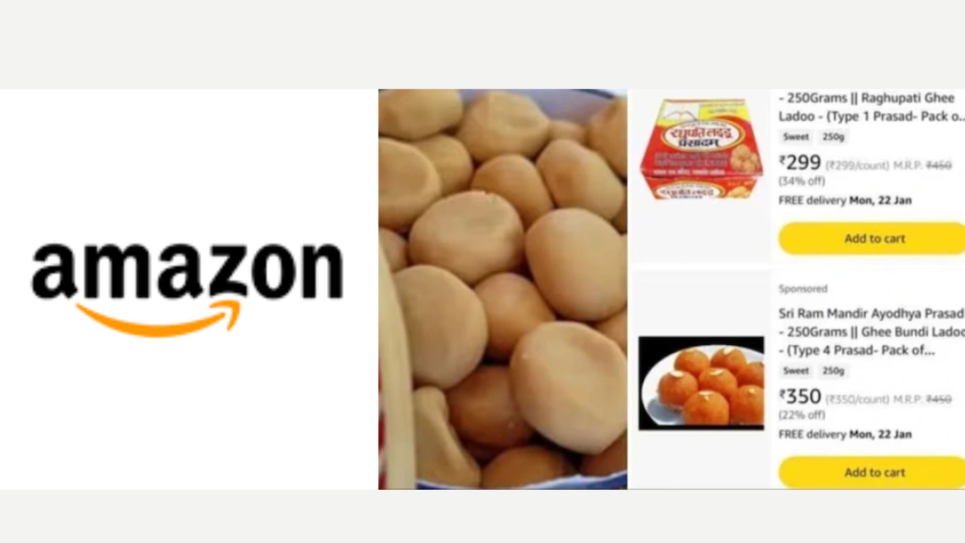 Amazon Receives Notice for Selling Sweets as Ayodhya Ram Temple ‘Prasad’