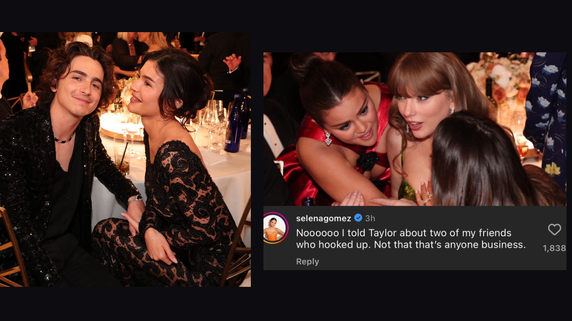 Selena Gomez Addresses Golden Globes Gossip Rumors: Clarifies Conversation with Taylor Swift