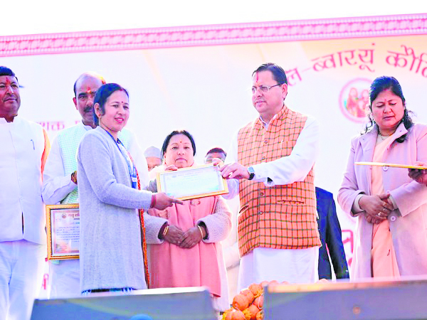 Govt is taking steps to make women strong, self-reliant: CM Dhami