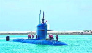 Indian Navy submarine arrives in Sri Lanka for ‘Operational Turn Around’