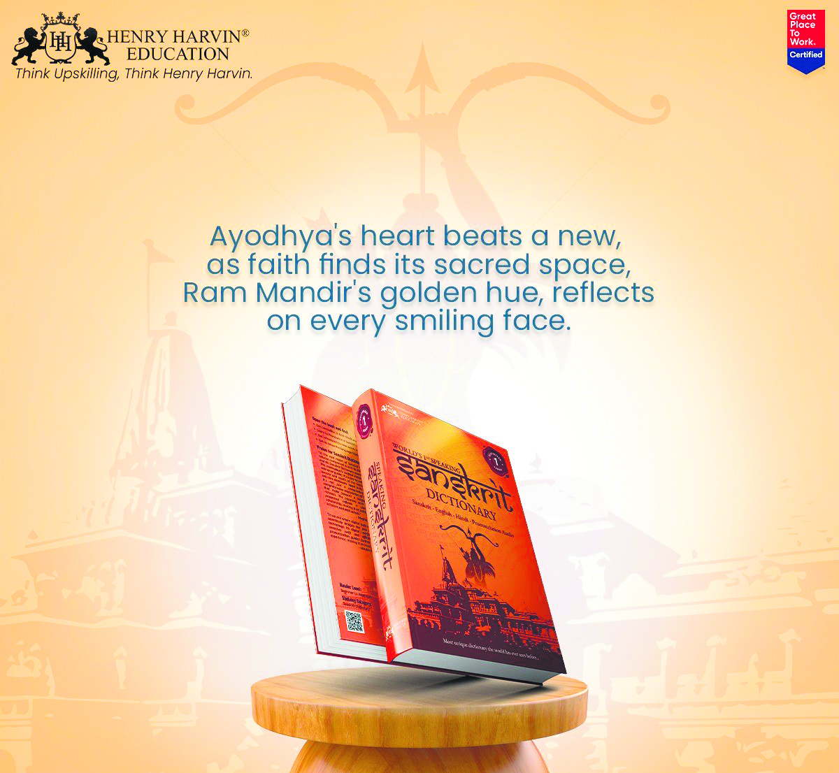 Henry Harvin Education unveils the world’s 1st Sanskrit-speaking dictionary to pay tribute to lord Ram