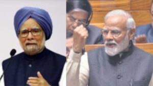 Budget Session: PM Modi praises ex-PM Manmohan Singh for his contribution