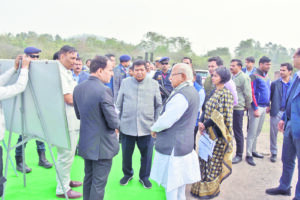 CM inspects land for rehabilitation; 7500 slums to benefit from the scheme