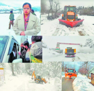 Review of post-snowfall situation and PM package transit accommodations in Kashmir Valley