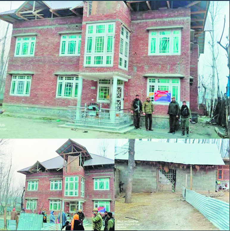 Police seizes property worth lakhs from notorious drug peddler in Kulgam