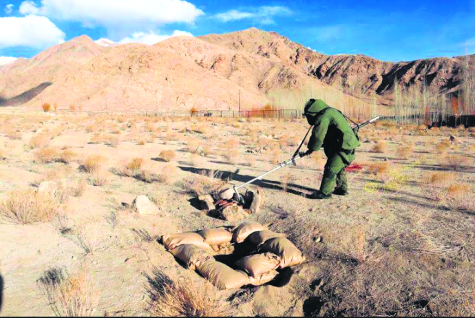 Controlled explosion destroys nine unexploded shells in Ladakh