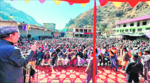 Ghulam Nabi Azad addresses mass gathering in Poonch