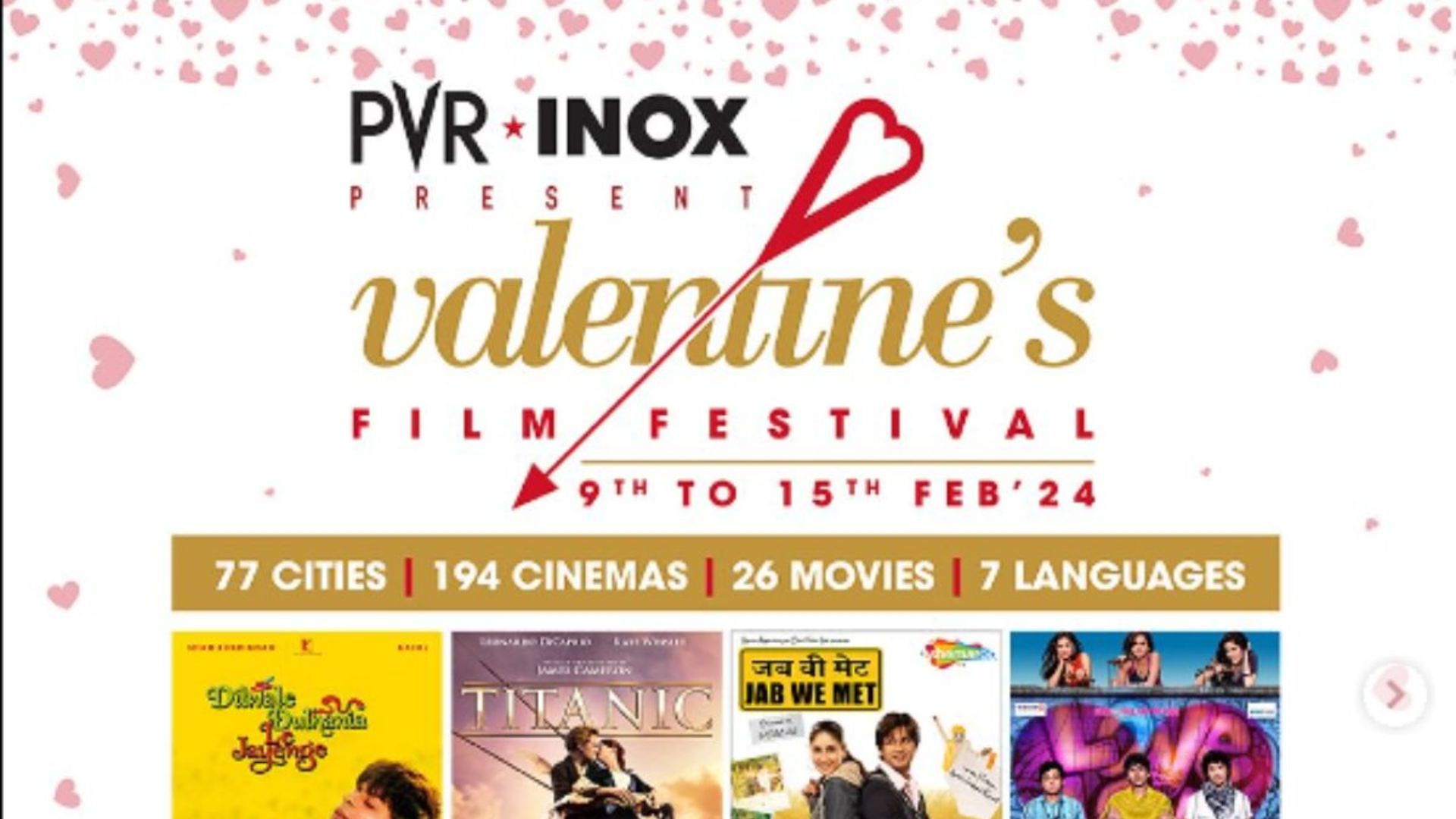 PVR INOX Valentine’s Film Festival about to end! Don’t miss it