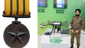 Havildar Varinder Singh awarded Vishisht Seva Medal for innovative octocopter development