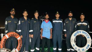 Indian Coast Guard Swiftly Rescues Man Off Mumbai Coast