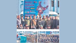 DIG SKR flags off students for Bharat Darshan tour