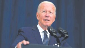 ‘He’s not for anything; he’s against everything’: Biden hits out at Trump