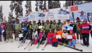 Indian Army organised Chinar Open Winter Games at World Famous Ski Resort Gulmarg on Wednesday